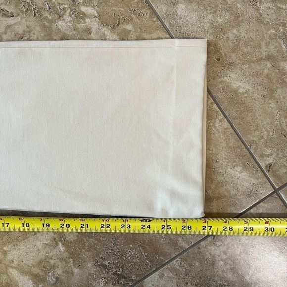 Vince Cropped Flared Trouser Pants Womens XL Cream Beige Flat Front Side Zip NWT - Picture 13 of 15